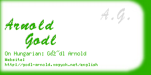 arnold godl business card